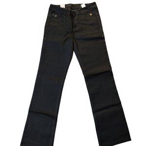 G-Star Raw Gate Slacks Straight Leg Comfort Deeptone Denim Raw Jeans Sz 26 NWT